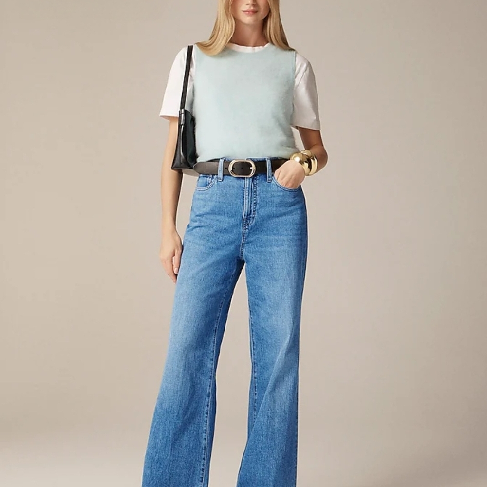 J. Crew Blue Flare & Wide Leg Jeans